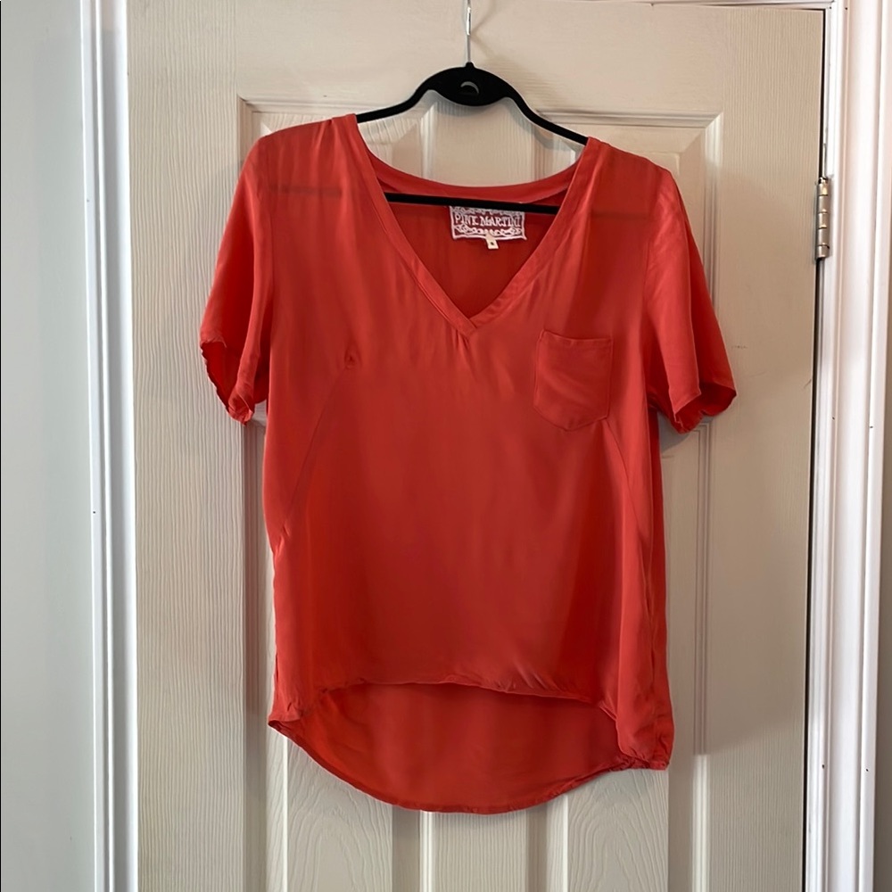 Pink Martini High Low Shirt